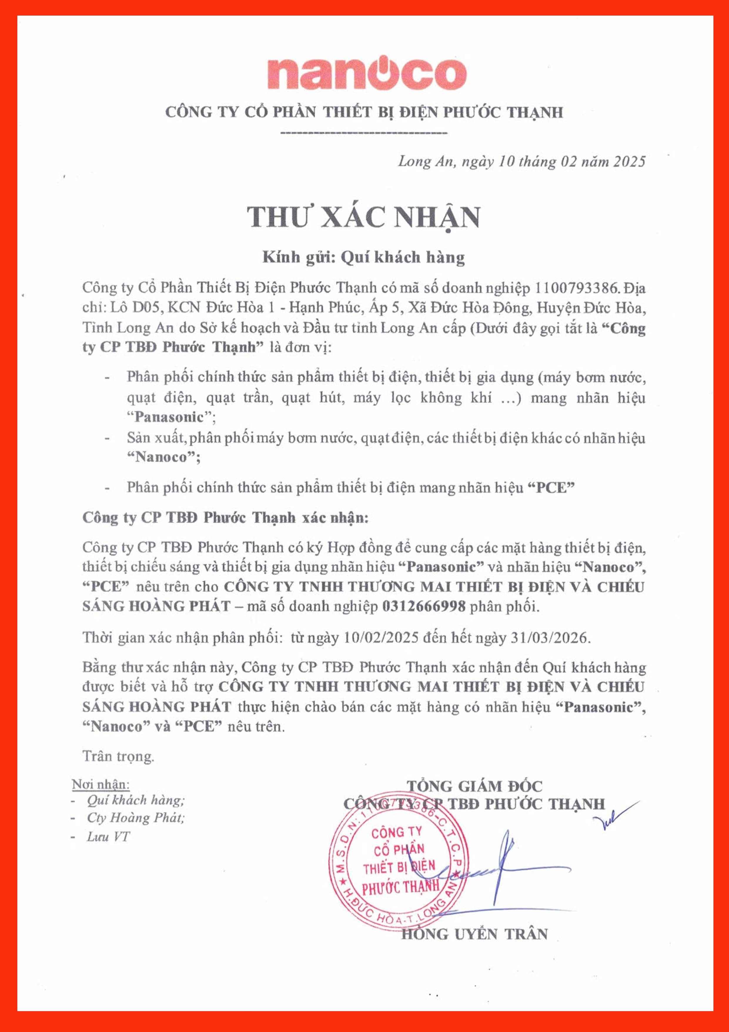 Catalogues đèn led - thiết bị điện Nanoco mới nhất 2025