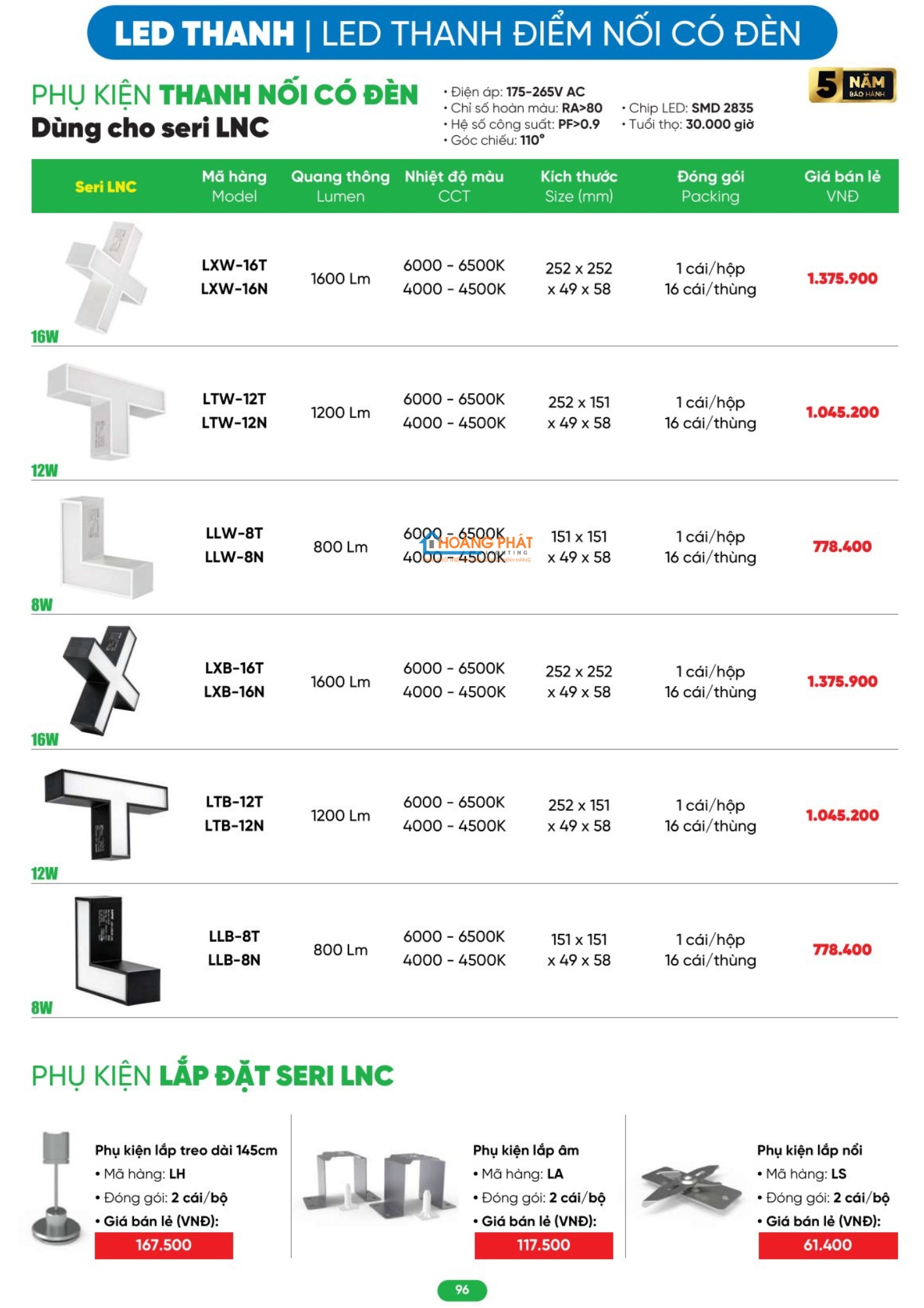 Catalogues đèn led - thiết bị điện MPE 2026