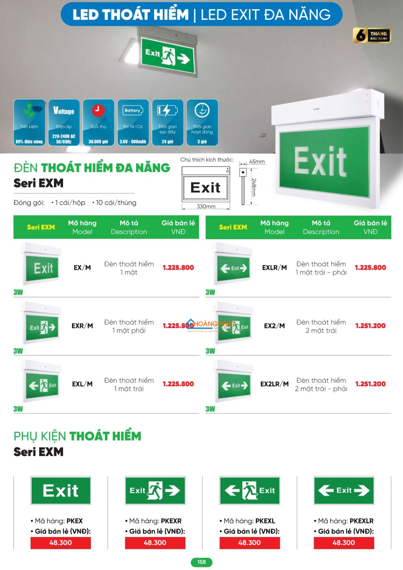 Bảng giá thiết bị điện - đèn led MPE mới cập nhật 2026