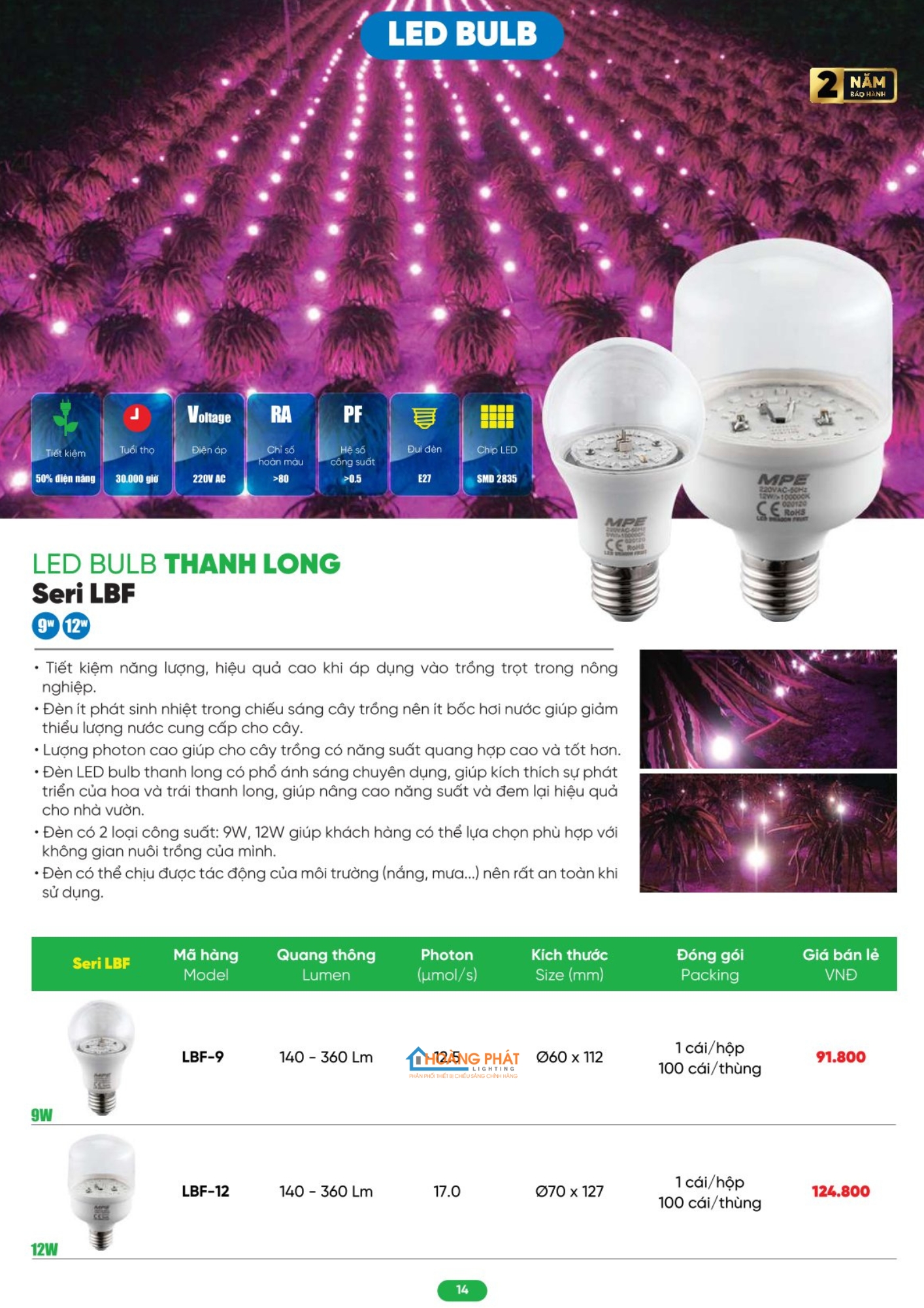 Bảng giá thiết bị điện - đèn led MPE mới cập nhật 2026