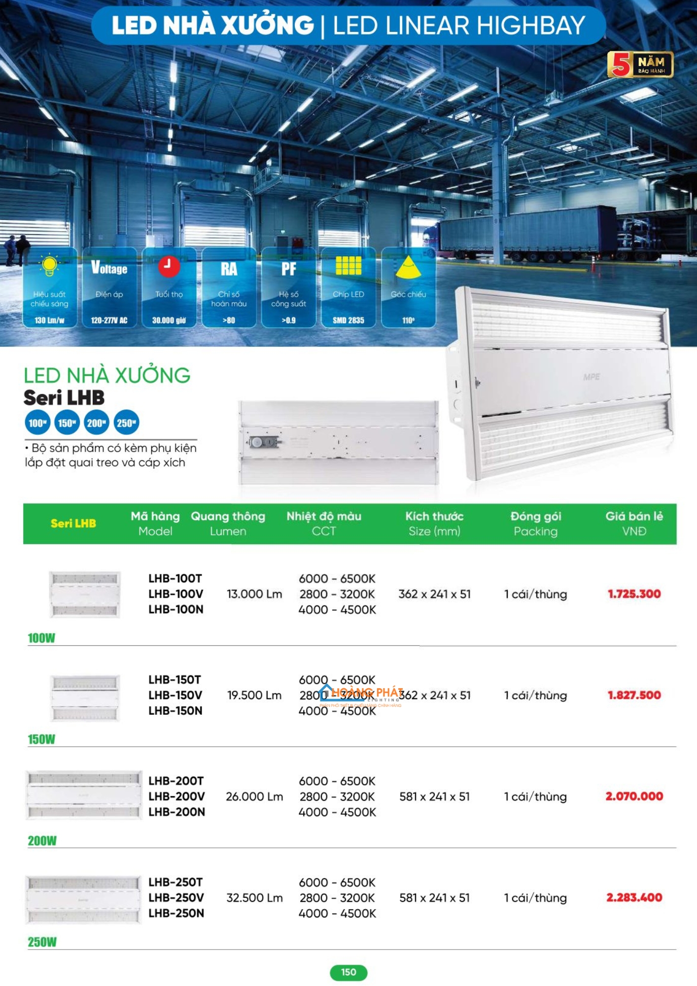Catalogues đèn led - thiết bị điện MPE 2026