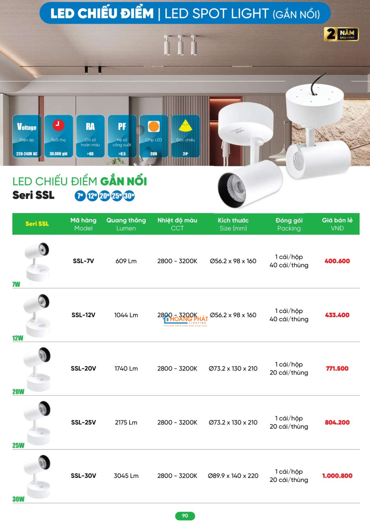 Catalogues đèn led - thiết bị điện MPE 2026