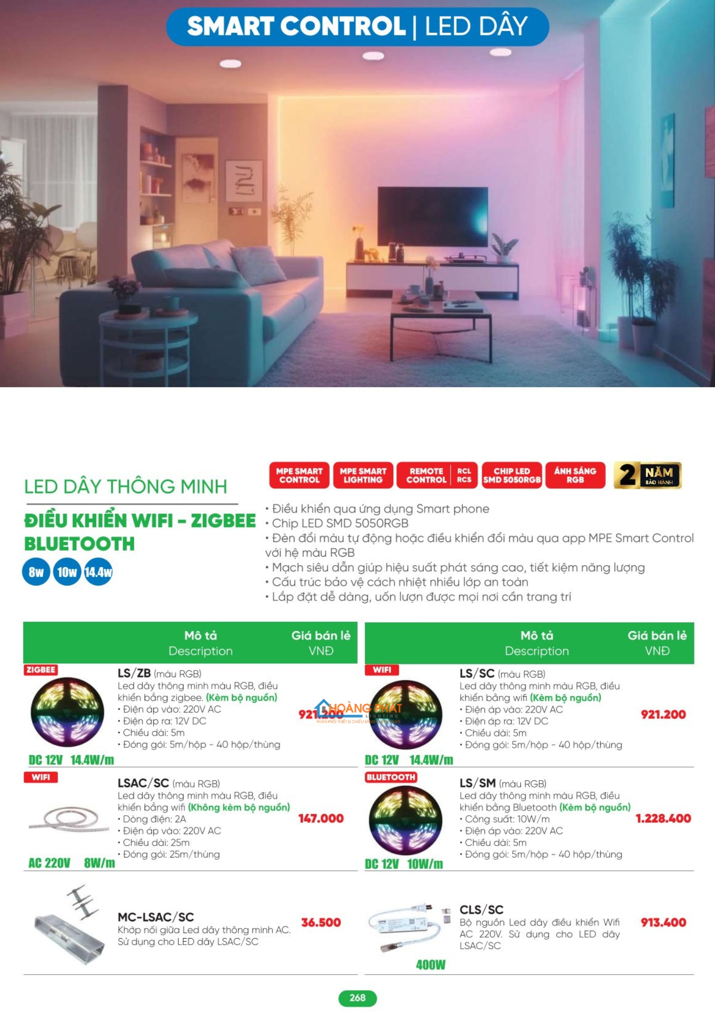 Catalogues đèn led - thiết bị điện MPE 2026