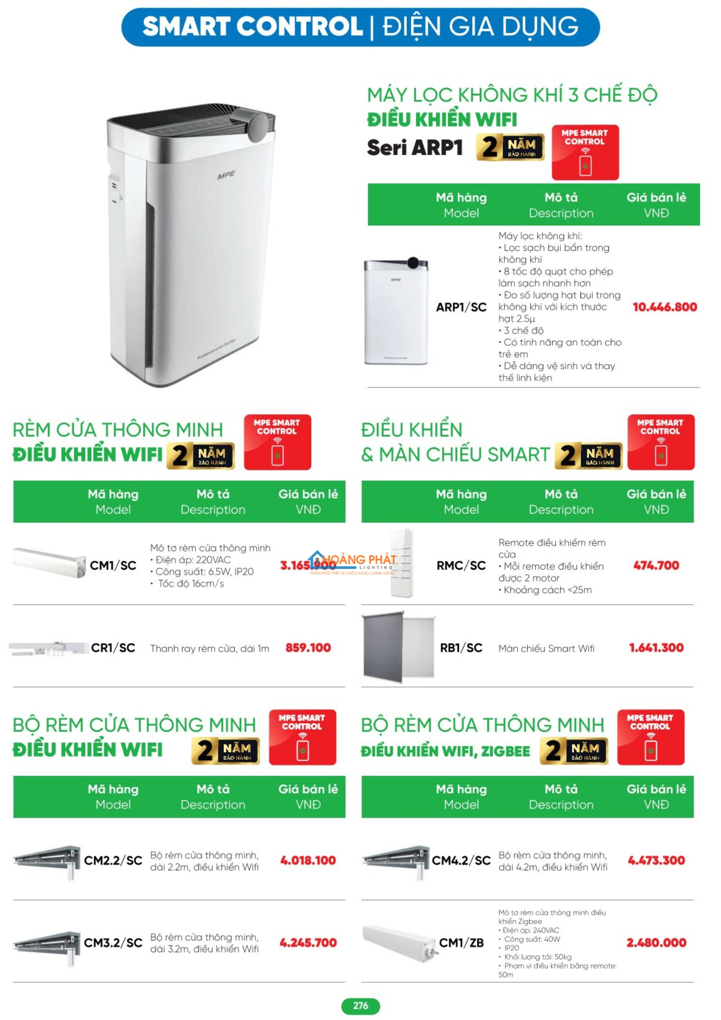 Catalogues đèn led - thiết bị điện MPE 2026