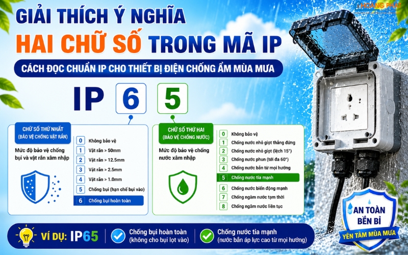 Bảo Vệ Thiết Bị Điện & Đèn LED Mùa Mưa: Chuẩn IP Và Cách Chống Ẩm