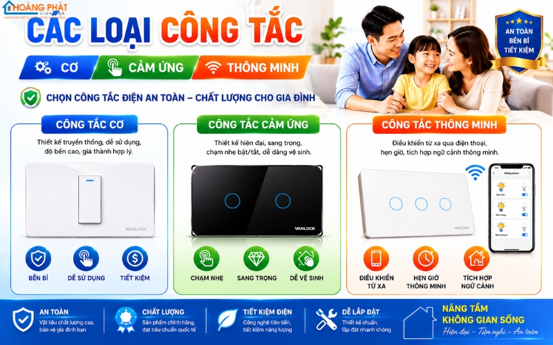 Cách Chọn Ổ Cắm Và Công Tắc Điện An Toàn, Chống Giật Cho Gia Đình