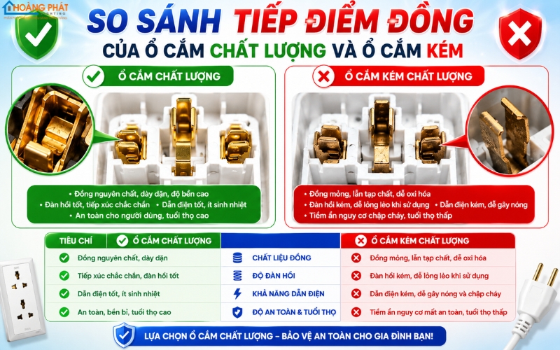 Cách Chọn Ổ Cắm Và Công Tắc Điện An Toàn, Chống Giật Cho Gia Đình