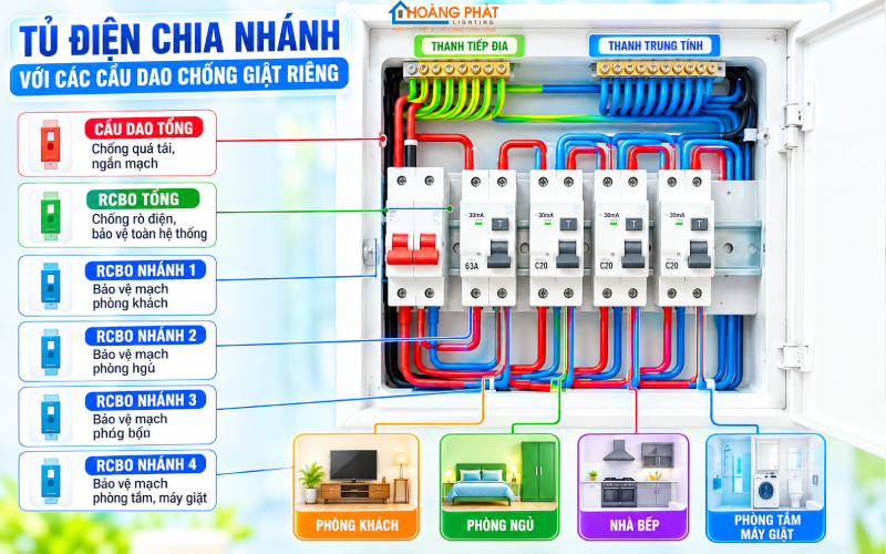 Cầu Dao Chống Giật Không Nhảy Khi Rò Điện: Cách Kiểm Tra Và Khắc Phục