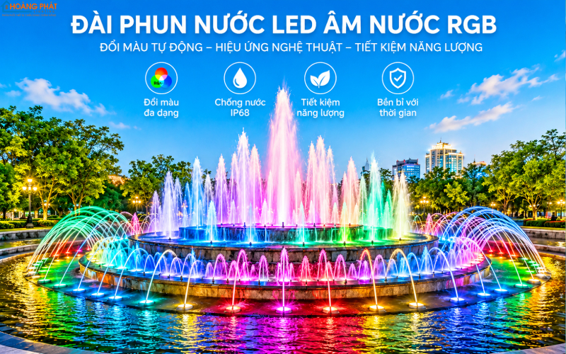Đèn LED Âm Nước Cho Hồ Bơi & Đài Phun: Cách Chọn An Toàn, Bền Đẹp