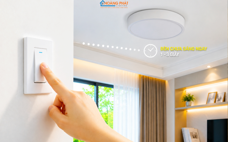 Đèn LED Bật Lâu Mới Sáng, Sáng Chậm: Nguyên Nhân, Cách Khắc Phục