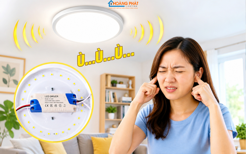 Đèn LED Kêu Ù, Rè Khi Bật: Nguyên Nhân Tiếng Ồn Driver Và Cách Xử Lý