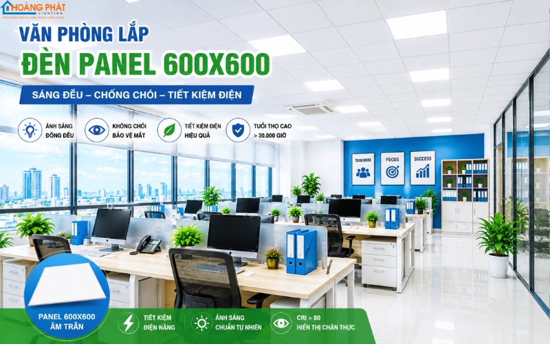 Đèn LED Panel Văn Phòng: Chọn Chuẩn UGR Để Chống Chói Mắt