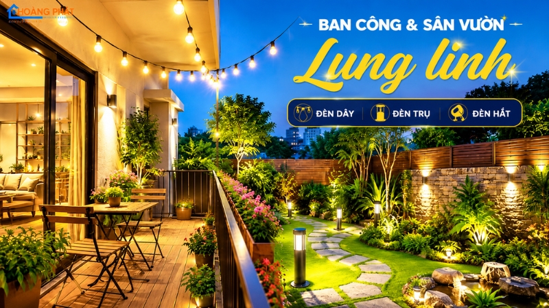 Đèn LED Trang Trí Ngoài Trời Loại Nào Tốt? Cách Chọn & Bố Trí Đẹp