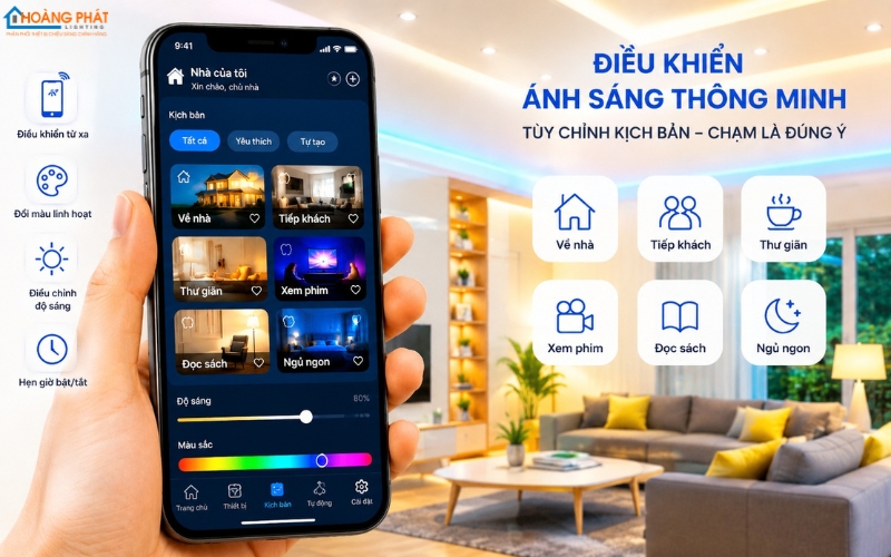 Giải Pháp Chiếu Sáng Thông Minh Smart Home: Hướng Dẫn A-Z