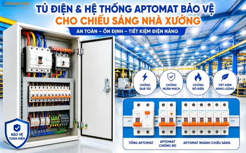 Giải Pháp Chiếu Sáng Nhà Xưởng: Chọn Đèn LED Highbay Chuẩn Lux