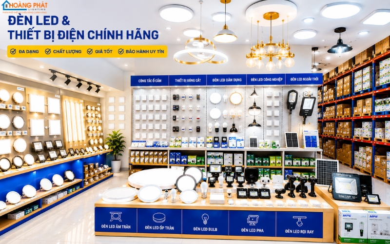 Hoàng Phát Lighting - Nhà Phân Phối Thiết Bị Điện & Đèn LED Uy Tín