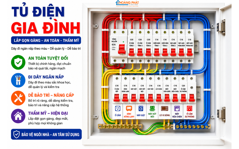 Cách Lắp Đặt Tủ Điện Gia Đình Đúng Chuẩn & An Toàn