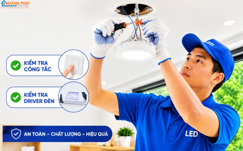 Đèn LED Bị Nhấp Nháy: 5 Nguyên Nhân & Cách Xử Lý Tận Gốc Từ Chuyên Gia