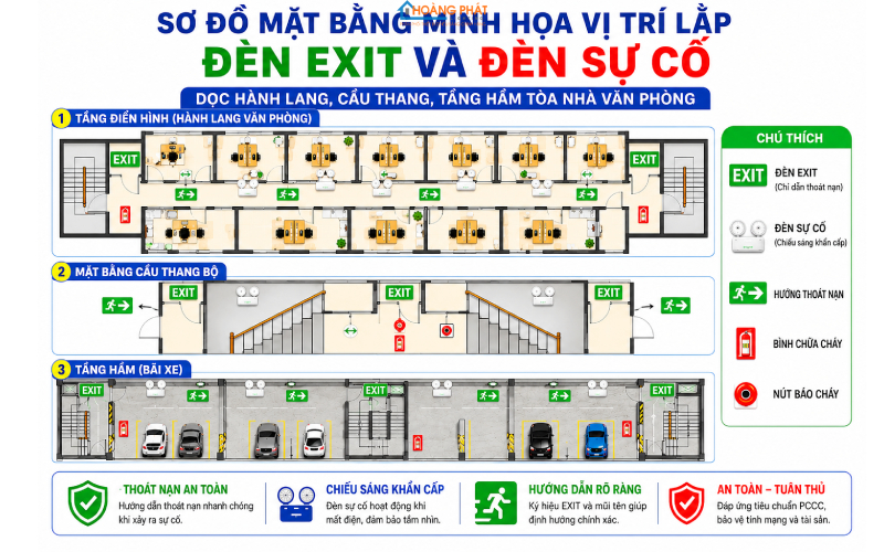 Đèn Exit Và Đèn Sự Cố Thoát Hiểm: Tiêu Chuẩn PCCC Cho Tòa Nhà