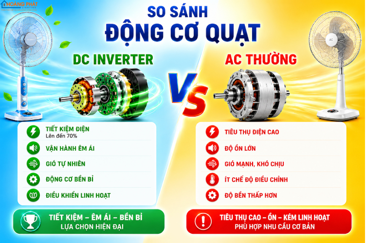 Cách Chọn Quạt Điện Tiết Kiệm Điện & Bền Cho Mùa Hè