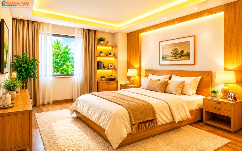 Thiết Kế Chiếu Sáng Phòng Ngủ Chuẩn: Dịu Mắt, Dễ Ngủ, Thư Giãn