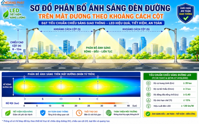 Đèn Đường LED Chiếu Sáng Đô Thị Thông Minh: Giải Pháp Toàn Diện