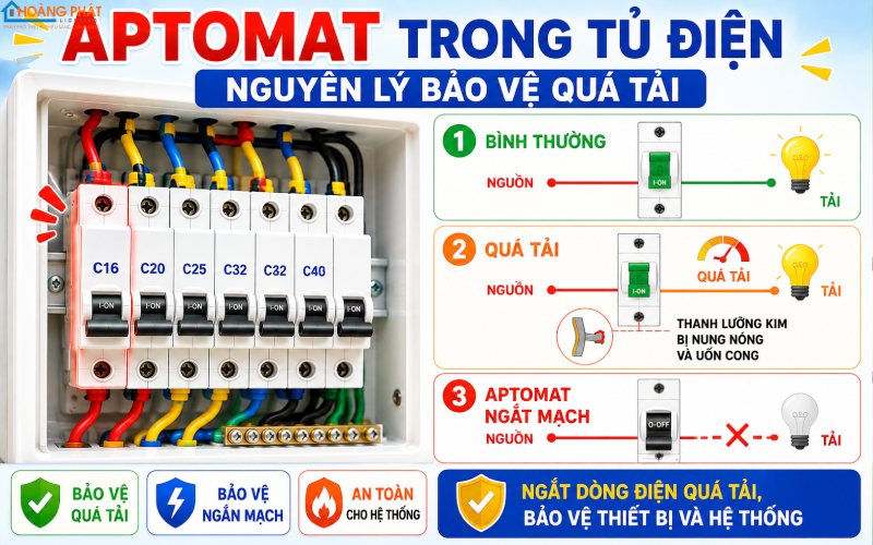 Aptomat Không Nhảy Khi Quá Tải: Hiểm Họa Và Cách Xử Lý