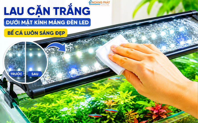 Đèn LED Bể Cá Thủy Sinh: Cách Chọn Quang Phổ, Công Suất Để Cây Khỏe, Cá Lên Màu