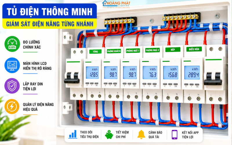 Giám Sát Điện Năng Thông Minh: Công Tơ Điện Tử Và Ổ Cắm Wifi