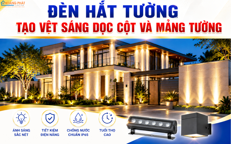 Đèn hắt tường Facade Lighting