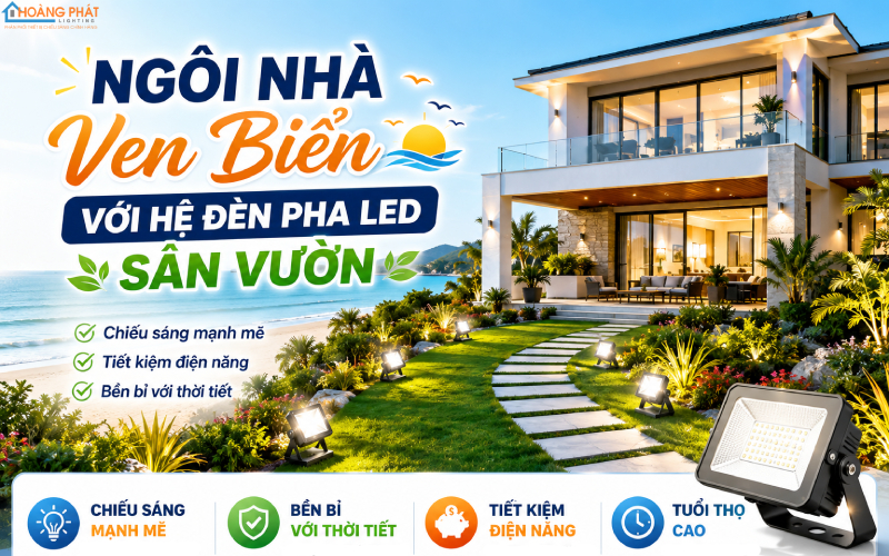 Đèn LED nhà ven biển chống ăn mòn