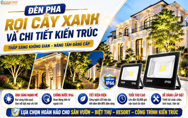 Đèn pha rọi kiến trúc