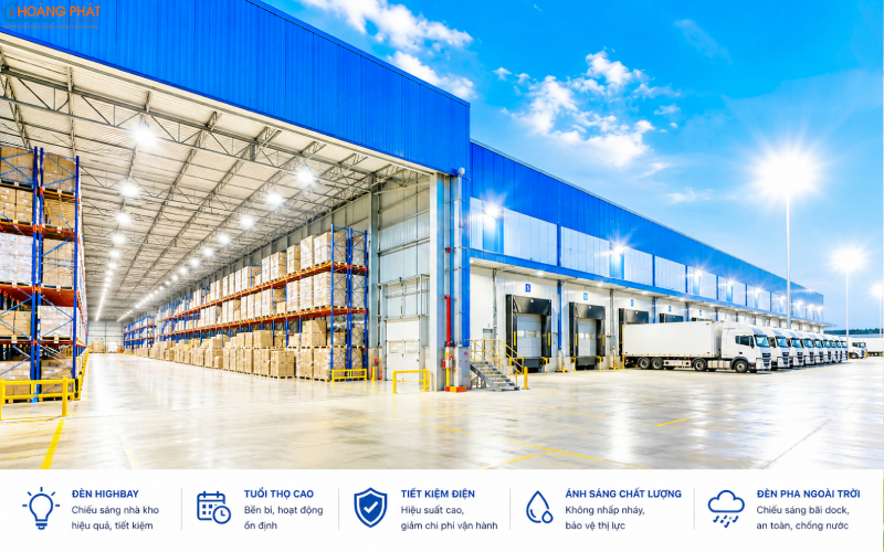 Chiếu Sáng Kho Hàng Và Kho Lạnh: Chọn Đèn LED Đúng Môi Trường