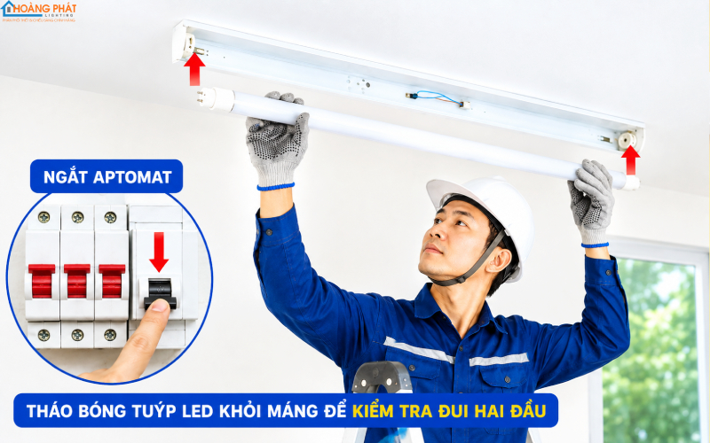 Đèn Tuýp LED Không Sáng, Chớp Nháy: Cách Kiểm Tra Và Thay Thế