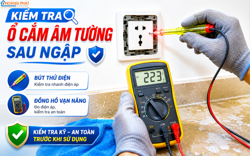 Kiểm Tra An Toàn Điện Sau Ngập Lụt: Quy Trình Chuẩn Tránh Chập Cháy
