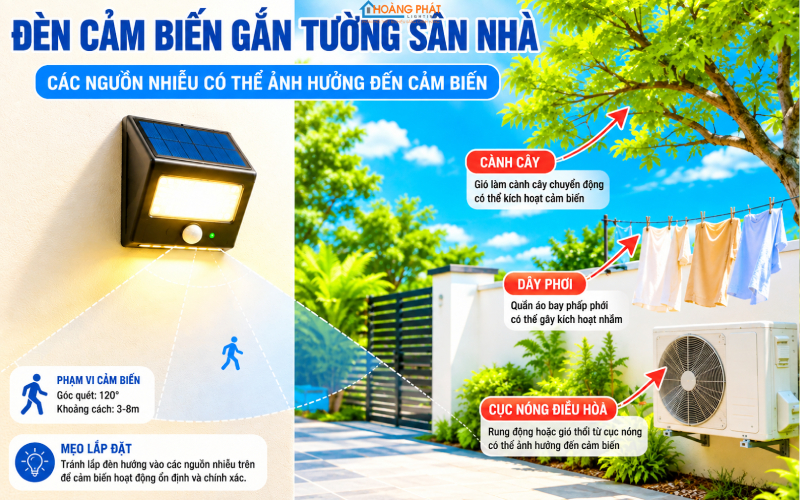 Đèn Cảm Biến Bị Lỗi: Tự Bật Ban Ngày, Không Sáng Khi Có Người — Cách Chỉnh Chuẩn