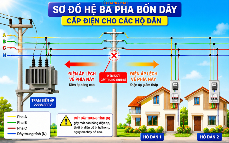 Mất Dây Trung Tính: Vì Sao Thiết Bị Điện Cháy Hàng Loạt Và Cách Phòng