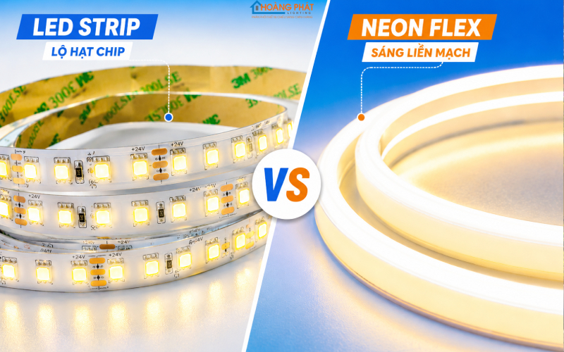 Đèn LED Neon Flex Trang Trí: Cách Chọn Và Thi Công Đẹp, Bền