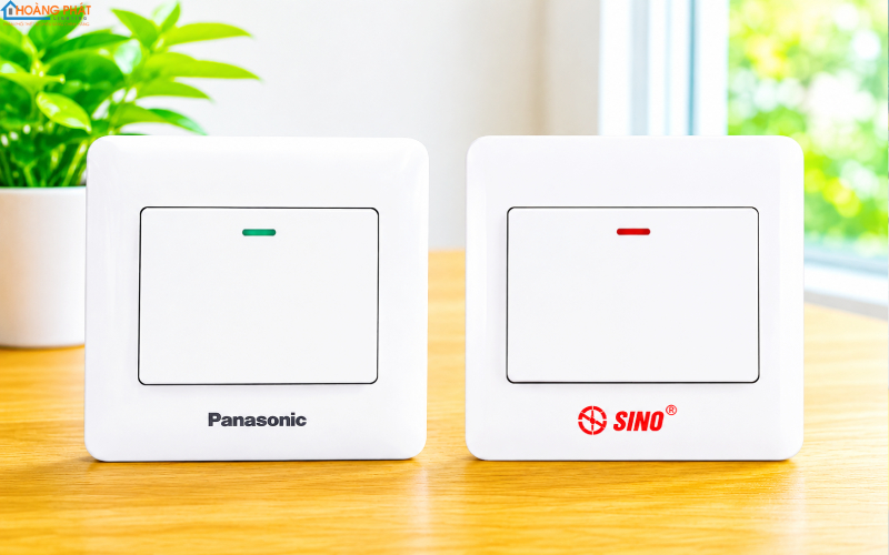 So Sánh Ổ Cắm Công Tắc Panasonic Và Sino: Nên Chọn Hãng Nào Cho Công Trình?