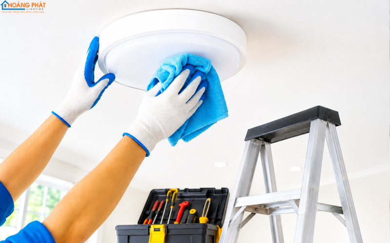 Vệ Sinh Và Bảo Dưỡng Đèn LED Đúng Cách Giúp Đèn Sáng Bền