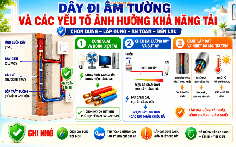 Cách Chọn Tiết Diện Dây Cho Máy Lạnh, Bình Nóng Lạnh Công Suất Lớn
