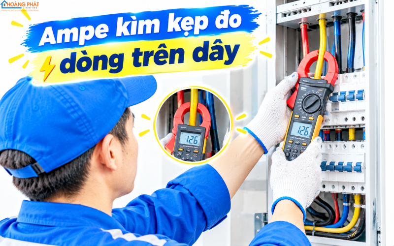 Ampe kìm đo dòng điện tại nhà