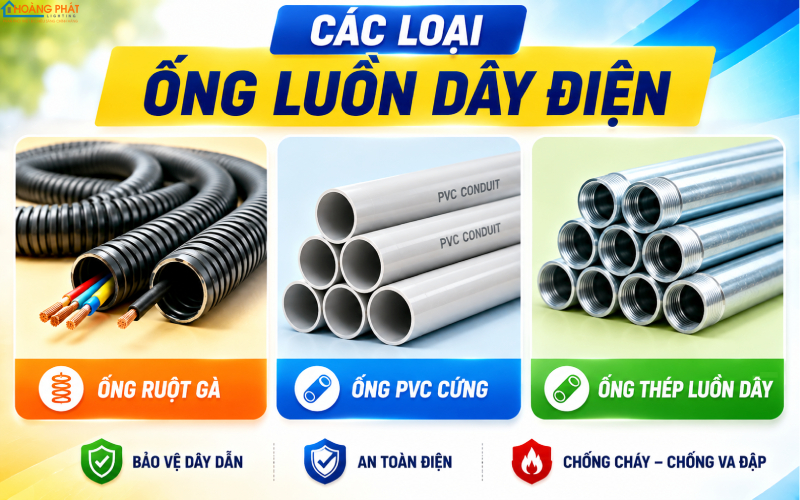 Các loại ống luồn dây điện