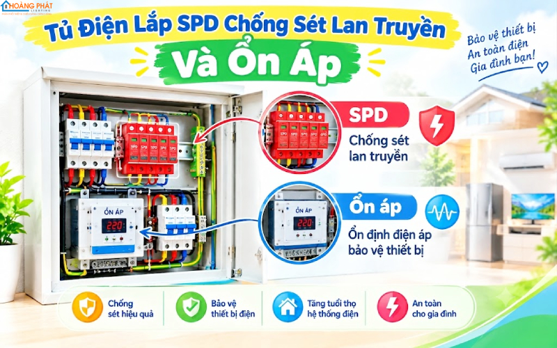 Chống sét lan truyền tủ điện tổng
