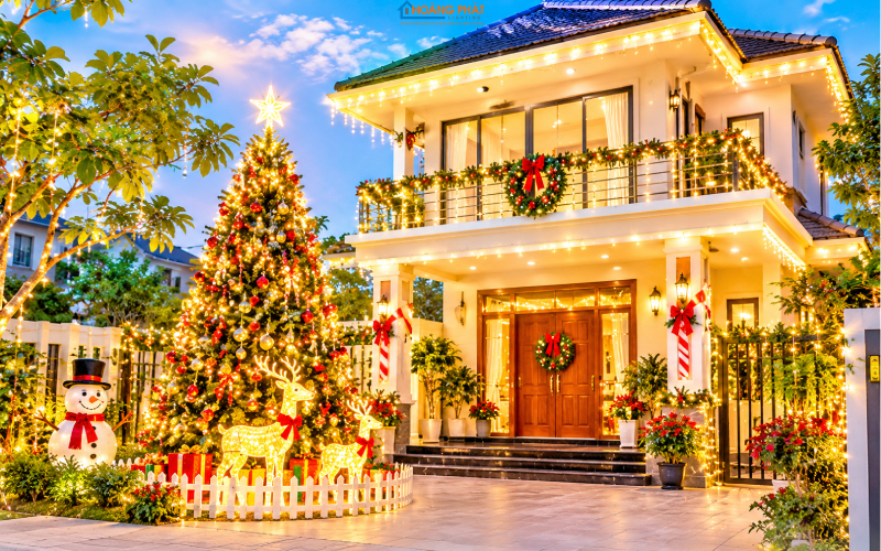 Đèn trang trí Giáng Sinh Noel ngoài trời
