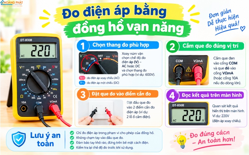 Đồng hồ vạn năng VOM cho gia đình