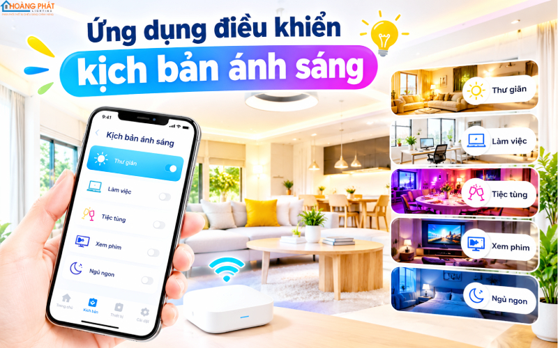 Kịch bản chiếu sáng nhà thông minh