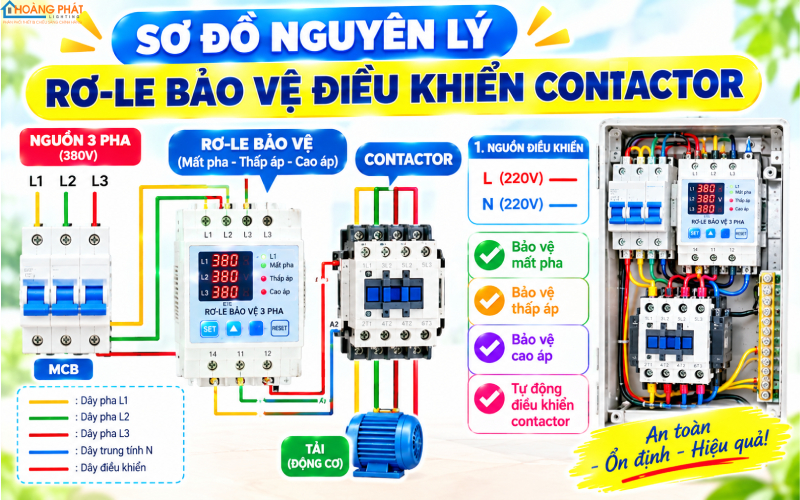 Nguyên lý rơ-le bảo vệ điện áp