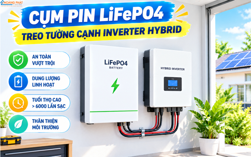 Pin lưu trữ điện mặt trời LiFePO4