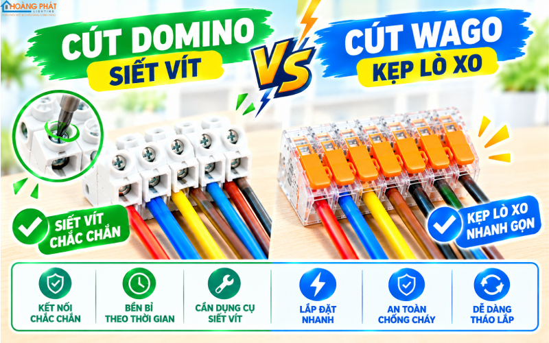 So sánh domino và Wago
